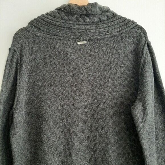 MERRELL Sweater Grey Cotton & Lambswool Sz XL - Picture 7 of 12